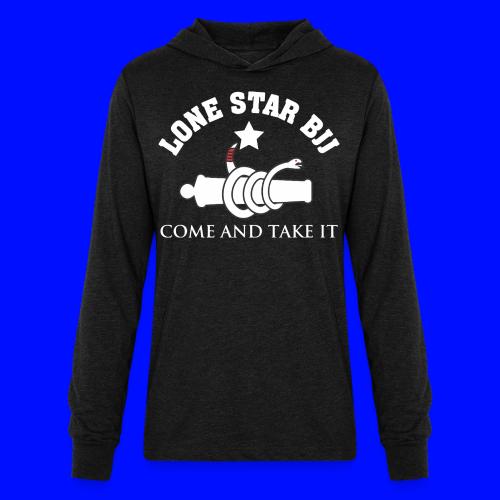 Lone Star BJJ - Come and Take It - White and Red - Unisex Long Sleeve Hoodie Shirt