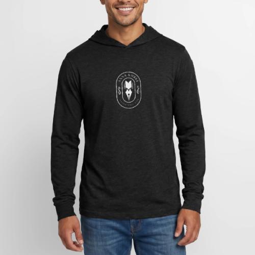 Full Logo White - Unisex Long Sleeve Hoodie Shirt