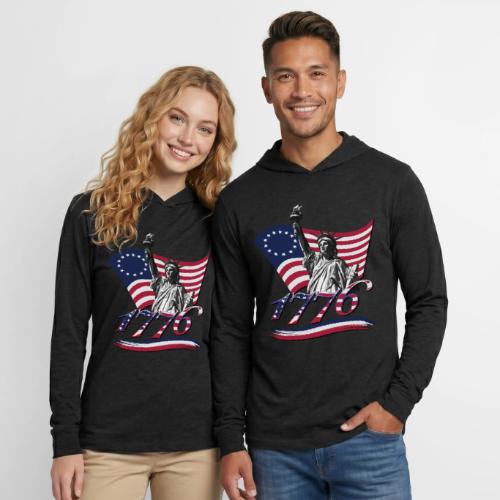 Liberty 1776 - Unisex Long Sleeve Hoodie Shirt