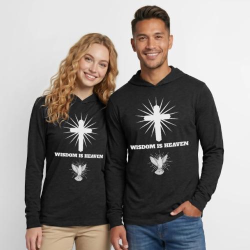 Wisdom is Heaven - Unisex Long Sleeve Hoodie Shirt