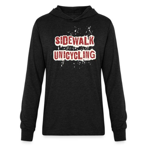 SIDEWALK UNICYCLING - Unisex Long Sleeve Hoodie Shirt