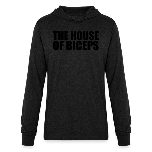 HouseOfBiceps_MICROtext - Unisex Long Sleeve Hoodie Shirt