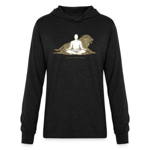 Silence Builds Kings Meditation Lion - Unisex Long Sleeve Hoodie Shirt