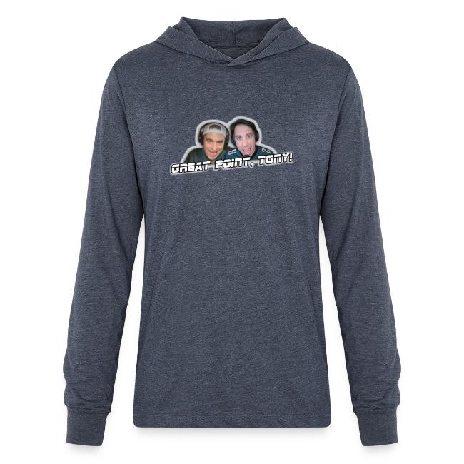 GREAT POINT, TONY! (with Fusco Show back)