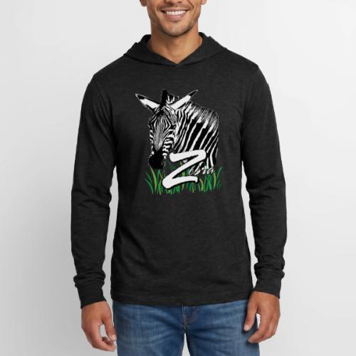 Zebra Wild - Unisex Long Sleeve Hoodie Shirt