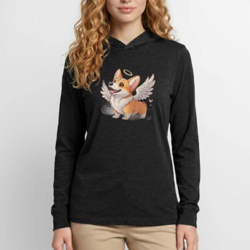 Angel Wings Corgi - Unisex Long Sleeve Hoodie Shirt