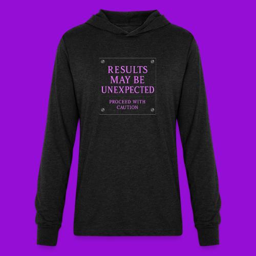 Results - Neon Purple - Unisex Long Sleeve Hoodie Shirt