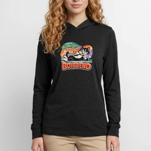 Sassy Cat Pride Pizza Retro Comic - Unisex Long Sleeve Hoodie Shirt