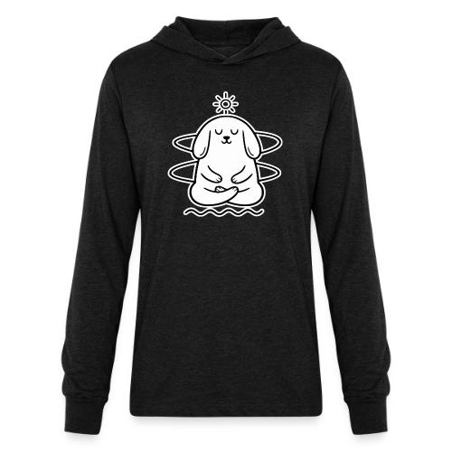 Cute Meditating Bunny Zen Yoga Animal - Unisex Long Sleeve Hoodie Shirt