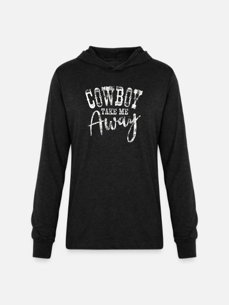 Take Me Away - Unisex Long Sleeve Hoodie Shirt - heather black