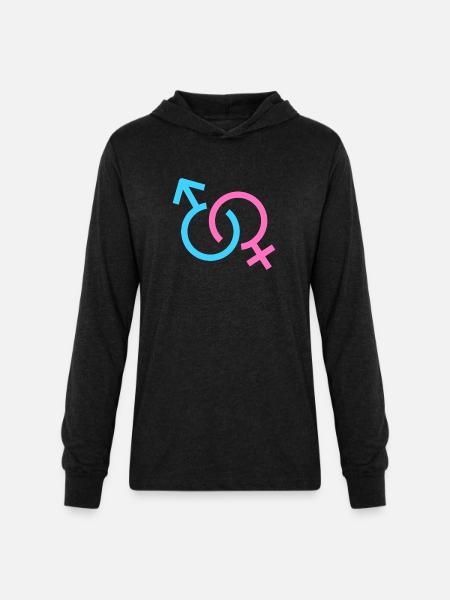 connection - Unisex Long Sleeve Hoodie Shirt - heather black