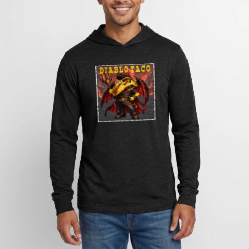 The Diablo Taco Spicy Demon Character - Unisex Long Sleeve Hoodie Shirt
