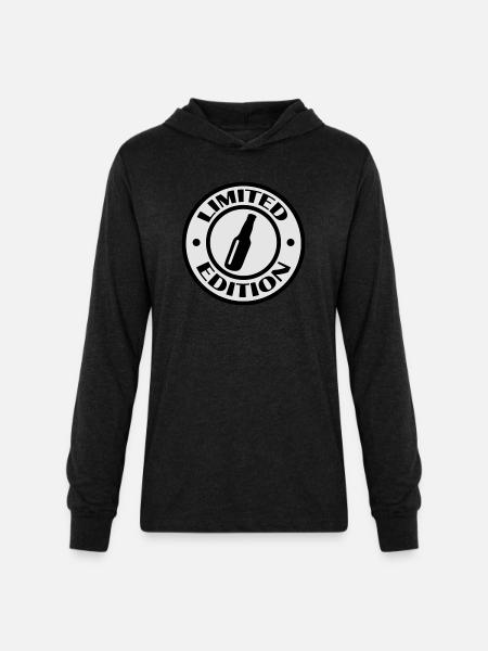 limited edition - Unisex Long Sleeve Hoodie Shirt - heather black