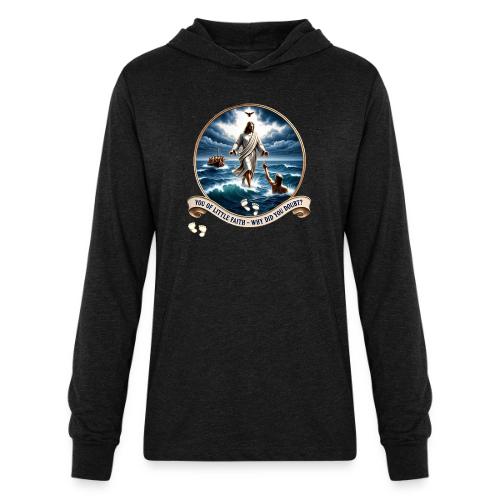 Walking On Water Faith T Shirt, Christian Miracle - Unisex Long Sleeve Hoodie Shirt