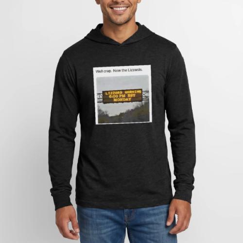 TSEL Lizard Warning - Unisex Long Sleeve Hoodie Shirt