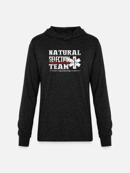 Paramedic Tshirt - Unisex Long Sleeve Hoodie Shirt - heather black