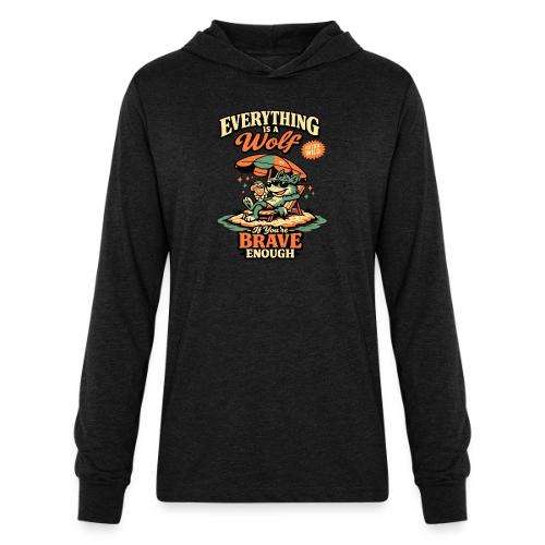 Everything Is A Wolf – Retro Chill - Unisex Long Sleeve Hoodie Shirt