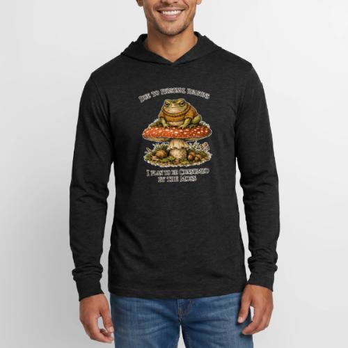 Frog Consumed by Moss Cottagecore Aesthetic - Unisex Long Sleeve Hoodie Shirt