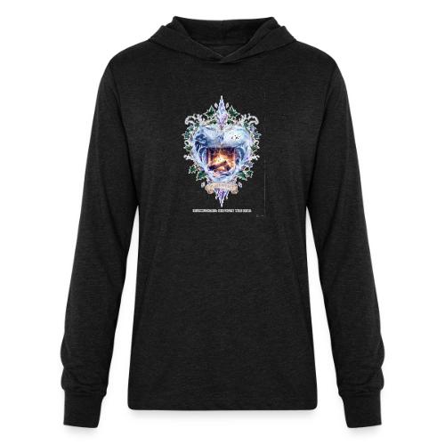 Imbolc Candle Veil T-Shirt | Veiled Rebirth - Unisex Long Sleeve Hoodie Shirt