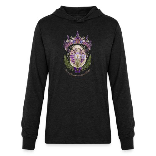 Spring Meadow Crown Tee, Cottagecore Renewal Gift - Unisex Long Sleeve Hoodie Shirt