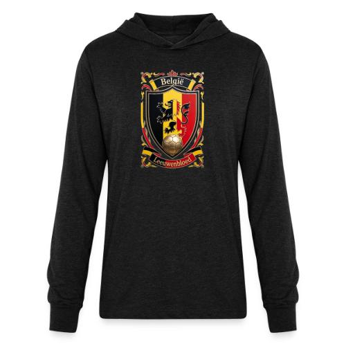 Belgium Lion Crest T-Shirt, Belgian Flag Gift - Unisex Long Sleeve Hoodie Shirt