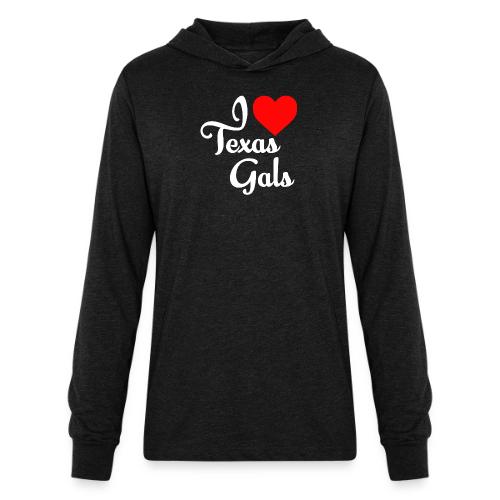 I LOVE TEXAS GALS 0001 - Unisex Long Sleeve Hoodie Shirt