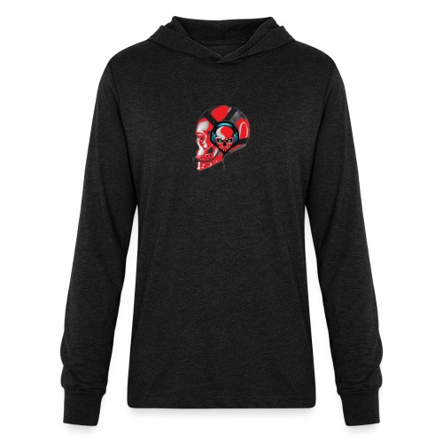 red head gaming logo no background transparent - Unisex Long Sleeve Hoodie Shirt