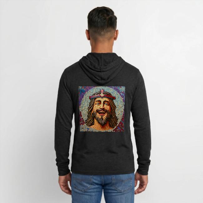 happy mosaic jesus