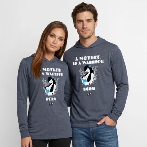 Warrior Mother - Unisex Long Sleeve Hoodie Shirt