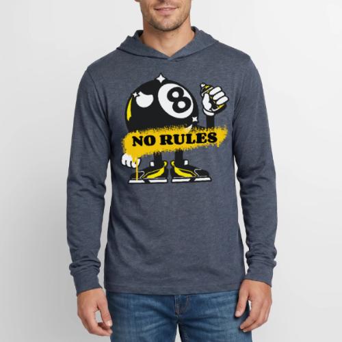 No Rules 8 Ball - Unisex Long Sleeve Hoodie Shirt