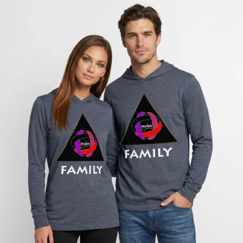 FAMILY - WHITE PRINT - Unisex Long Sleeve Hoodie Shirt