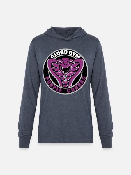 Globo GYM - Unisex Long Sleeve Hoodie Shirt - heather navy