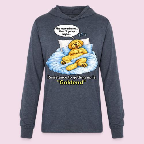 Funny Goldendoodle Sleeping design. - Unisex Long Sleeve Hoodie Shirt