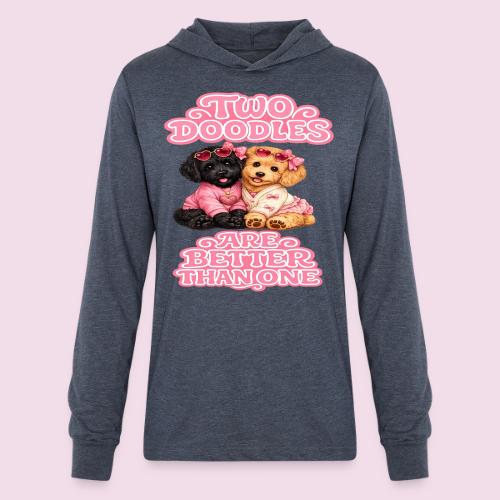 Two Doodles Are Better Than One - Unisex Long Sleeve Hoodie Shirt
