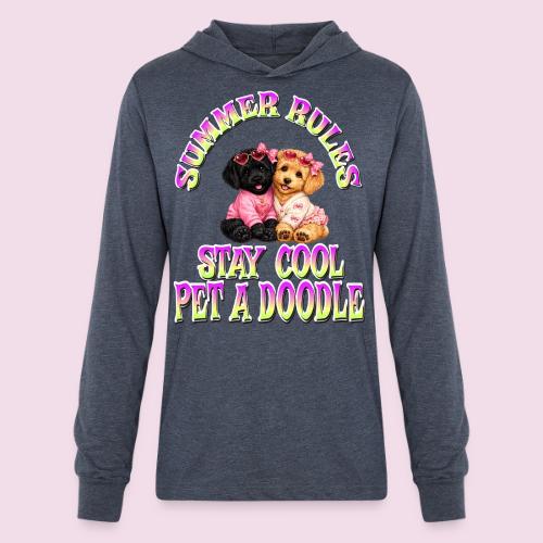 Summer Rules Stay Cool Pet A Doodle Cute Doodle - Unisex Long Sleeve Hoodie Shirt