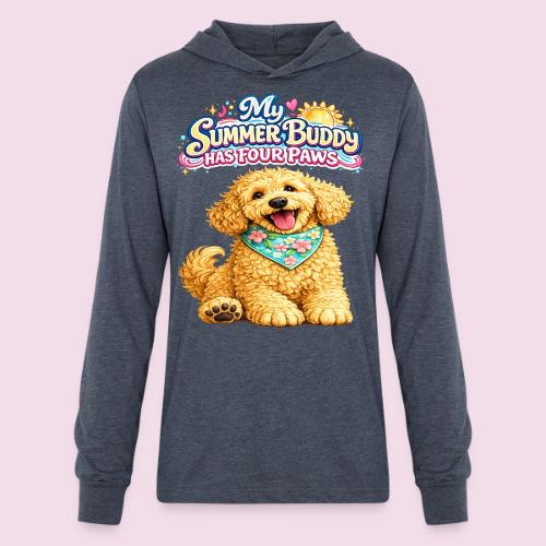 My Summer Buddy Has Four Paws - Unisex Long Sleeve Hoodie Shirt