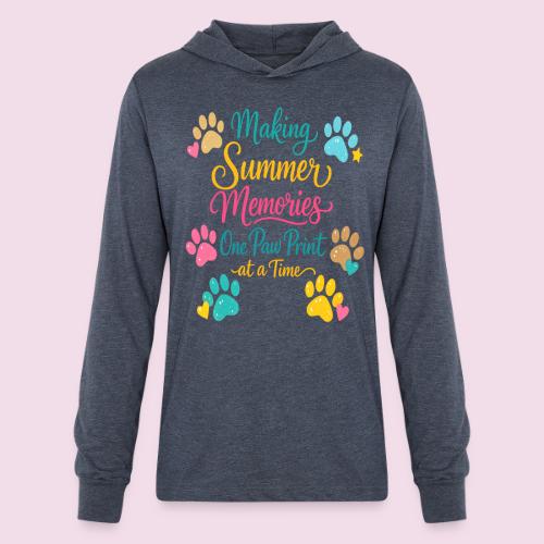 Making Summer Memories One Paw Print at a Time - Unisex Long Sleeve Hoodie Shirt