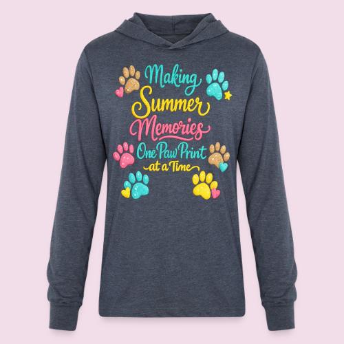 Making Summer Memories Faux Embroidery - Unisex Long Sleeve Hoodie Shirt