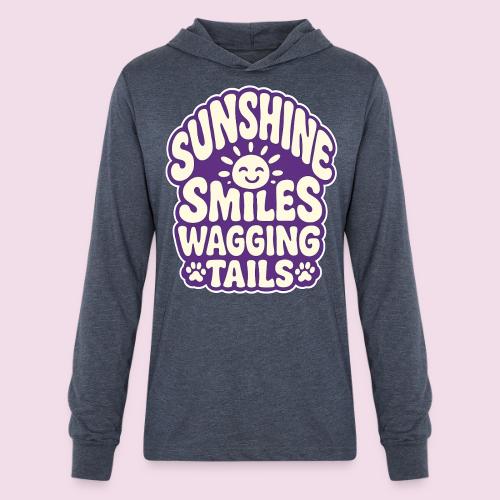 Sunshine Smiles Wagging Tails - Unisex Long Sleeve Hoodie Shirt
