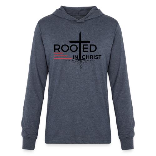 Rooted in Christ - Colossians 2:7 - Unisex Long Sleeve Hoodie Shirt