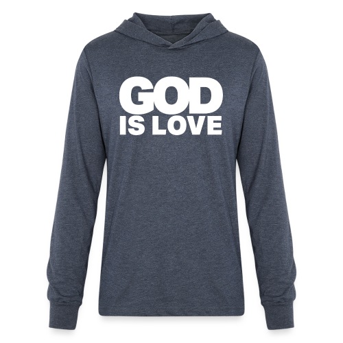 God Is Love - Ivy Design (White Letters) - Unisex Long Sleeve Hoodie Shirt