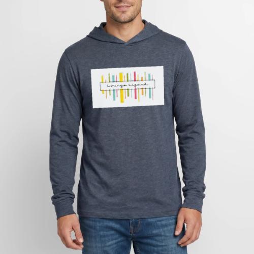 Lounge Lizard Striped Logo - Unisex Long Sleeve Hoodie Shirt