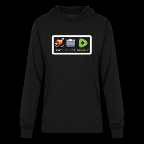 Eat Sleep Rumble merch - Unisex Long Sleeve Hoodie Shirt