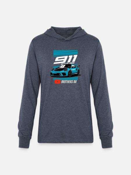 Carro 911 - Unisex Long Sleeve Hoodie Shirt - heather navy