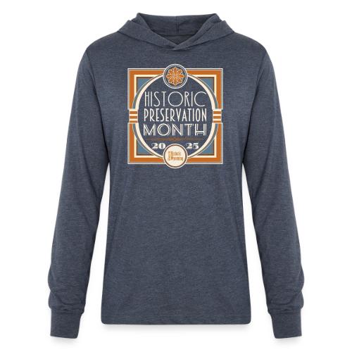 Historic Preservation Month- Dark - Unisex Long Sleeve Hoodie Shirt
