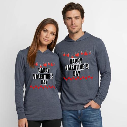 Design Expresses Love, Vibrant Lines of Much Love - Unisex Long Sleeve Hoodie Shirt