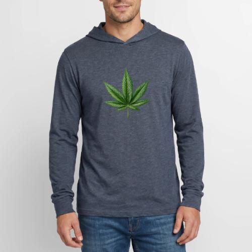 Cannabis Leaf - Unisex Long Sleeve Hoodie Shirt