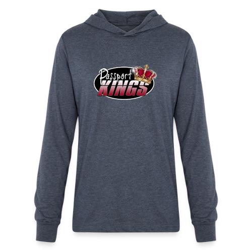 Passport Kings logo for dark shirts - Unisex Long Sleeve Hoodie Shirt