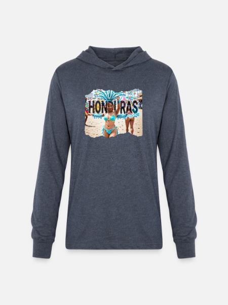 HONFURAS 24 24 - Unisex Long Sleeve Hoodie Shirt - heather navy