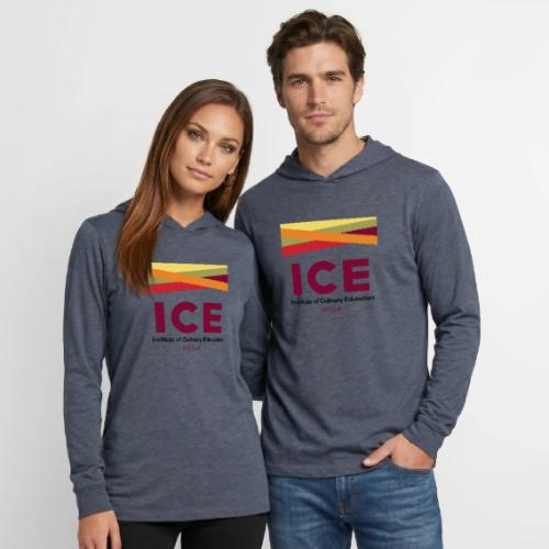 ICE Logo - Black Font - Unisex Long Sleeve Hoodie Shirt